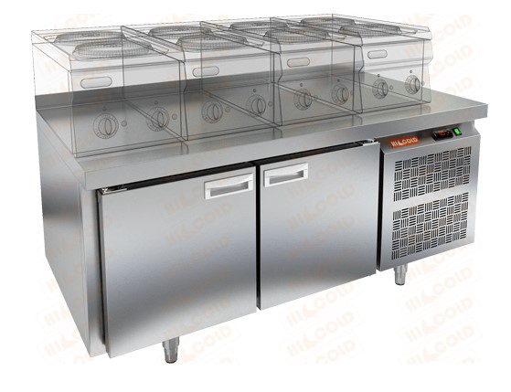 Стол морозильный под тепловое оборудование HICOLD GN 11/BT LT (-18...-10 °С)